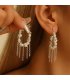 E1734 - Minimalist Style Silver Pearl Earrings