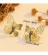 E1735 - Colorful Diamond Butterfly Earrings