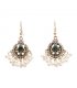 E1751 - Bohemian Diamond Flower Earrings for Women