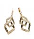 E1753 - Geometric Diamond Ear Hook for Women