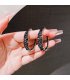 E1759 - Diamond Hoop Earrings for Women