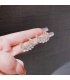 E1760 - Korean Zircon Ring Earrings