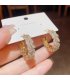 E1760 - Korean Zircon Ring Earrings