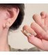 E1764 - Luxury Circle Ear Buckle Earrings