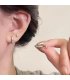 E1764 - Luxury Circle Ear Buckle Earrings