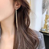 E1765 - European Style Long Tassel Earrings
