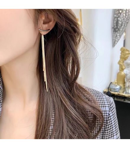 E1765 - European Style Long Tassel Earrings