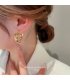 E1766 - Gold Plain Hoop Earrings for Women
