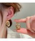 E1766 - Gold Plain Hoop Earrings for Women