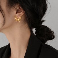 E1770 - Korean Style Butterfly Earrings