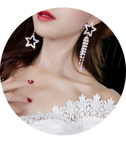 E962 - Star tassel long earrings E962 - Star tassel long earrings
