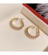 XE143 - Golden Hoop Earrings