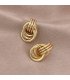 XE144 - Elegant Golden Earrings