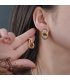 XE144 - Elegant Golden Earrings