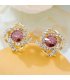 XE151 - Elegant Gemstone Stud Earrings