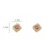XE151 - Elegant Gemstone Stud Earrings
