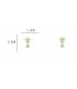 XE157 - Crystal Floral Drop Earrings