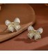 XE165 - Bowknot Pearl Earrings