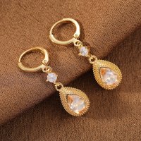 XE172 - Gemstone Drop Earrings