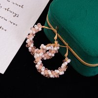 XE174 - Elegant Pearl Hook Earrings