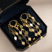 XE177 - Geometric Drop Earrings