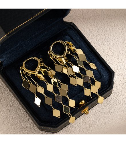 XE177 - Geometric Drop Earrings