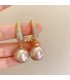 XE182 - Elegant Drop Pearl Long Earrings