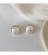 XE183 - Elegant Square Pearl Earrings XE183 - Elegant Square Pearl Earrings