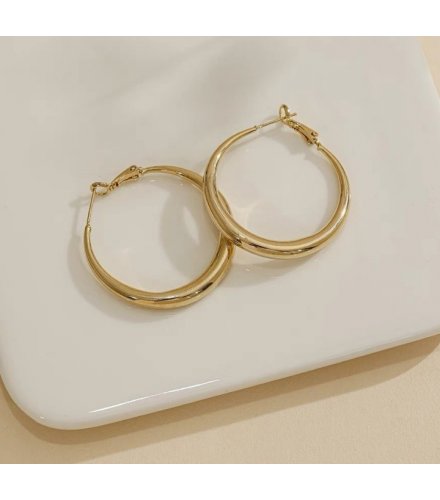 XE195 - Golden Hoop Earrings XE195 - Golden Hoop Earrings