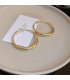 XE195 - Golden Hoop Earrings XE195 - Golden Hoop Earrings