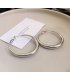 XE196 - Silver Hoop Earrings