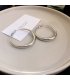 XE196 - Silver Hoop Earrings