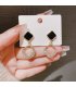 XE197 - Retro Square Drop Earrings