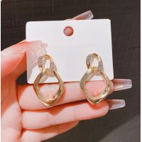 XE198 - Elegant Zircon Drop Earrings