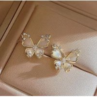XE200 - Vintage Butterfly Stud Earrings