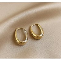 XE203 - Vintage Hoop Golden Earrings