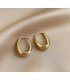 XE203 - Vintage Hoop Golden Earrings
