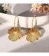 XE210 - Classic Gold Floral Earrings