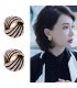 XE214 - Zebra Stud Earrings