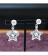XE215 - Pearl Star Gemstone Earrings