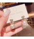 XE242 - Elegant Pearl Heart Drop Earrings