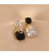 XE264 - Elegant Gemstone Drop Earrings