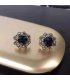 XE265 - Blue Gemstone Stud Earrings