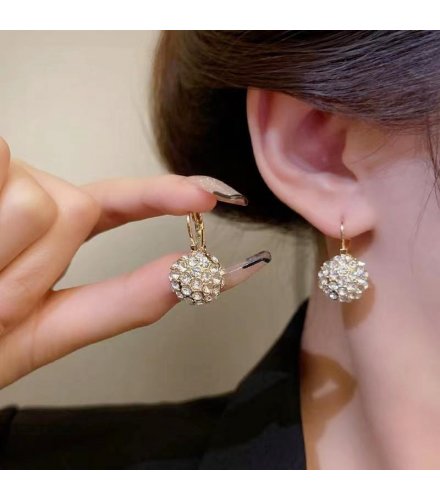 XE268 - Retro Stud Hanging Earrings