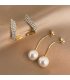 XE270 - Angel Wings Pearl Earrings