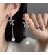 XE271 - Classic Star Drop Long Earrings