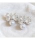 XE282 - Pearl Bowtie Earrings