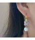 XE285 - Butterfly Pearl Earrings