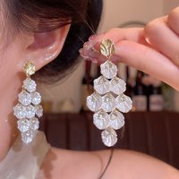 XE288 - Opal Drop Gemstone Earrings