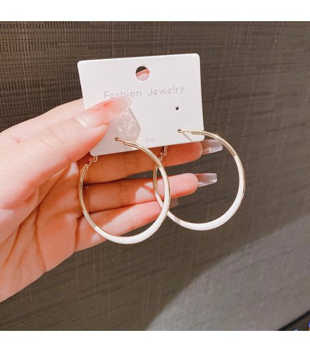 XE290 - Elegant Hoop Circular Earrings